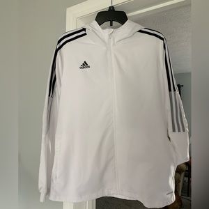 Adidas women’s lightweight hooded jacket